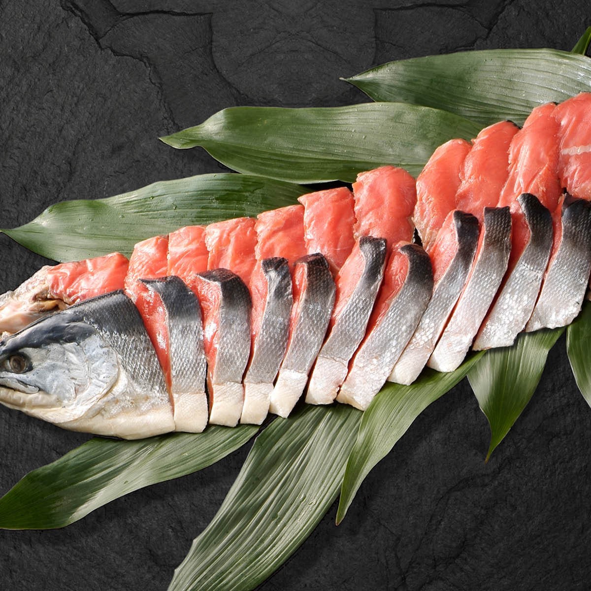 Salted Sockeye Salmon Fillet