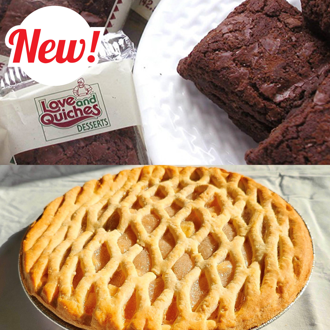 アップルパイ＆チョコレートブラウニー