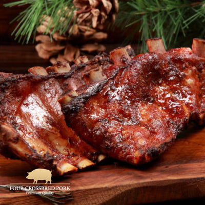 ベーコン＆ポークバックリブ セット